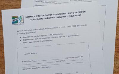 Formulaires de demande pour manifestation